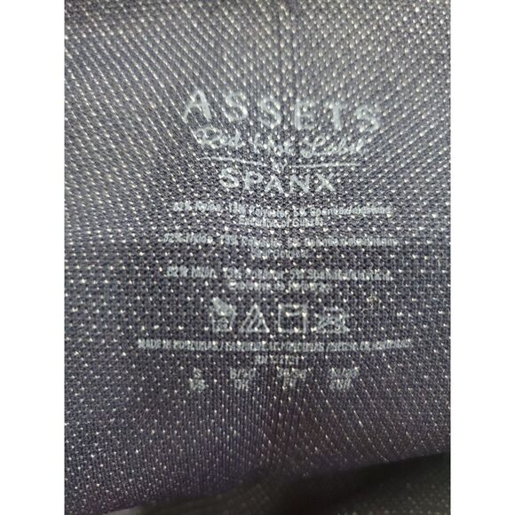 Spanx Assets Capri Leggings Small Womens Mid Rise Blue Skinny Leg Casual Bottoms - Picture 5 of 5